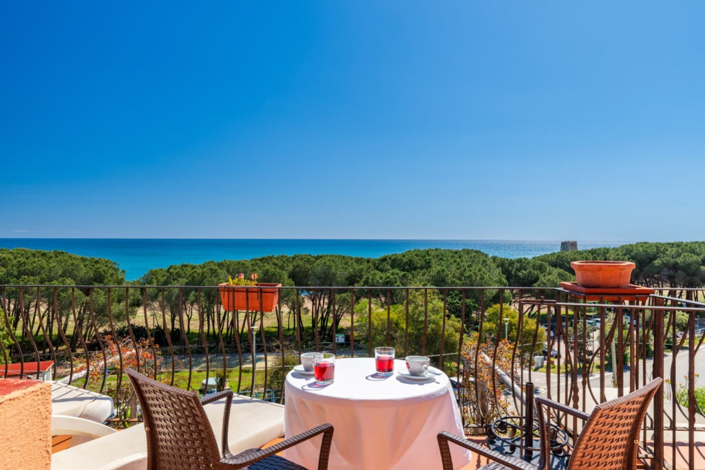 Camere - Vista del balcone esterno della Mansarda Twin